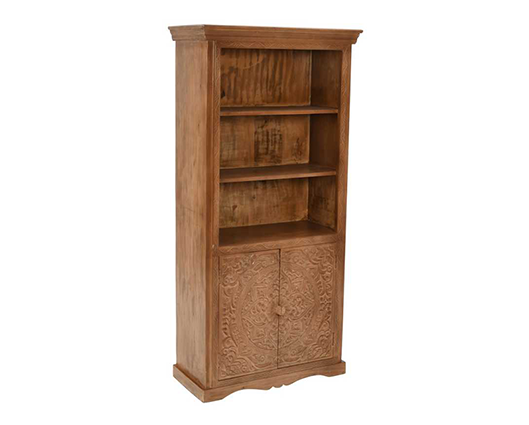 Athena Mango Wood Large Bookcase