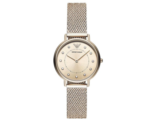 Emporio Armani Kappa rose plated ladies bracelet watch