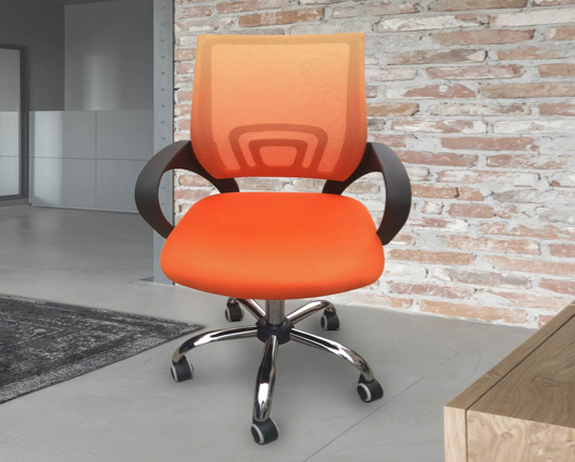 Tatum Mesh Back Office Chair Orange