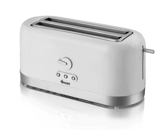 Swan 4 Slice LongSlot Toaster White – Owncomforts