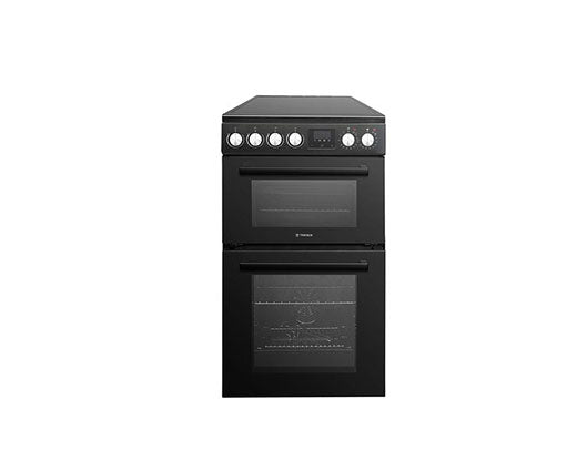 Teknix TKED54B 50cm Twin Cavity Electric Oven with Ceramic Hob