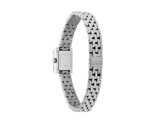 Gucci G-Frame Square Black Diamond Dot Bracelet Watch