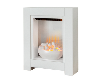 Montreal Pure White Fireplace Suite 23 inch