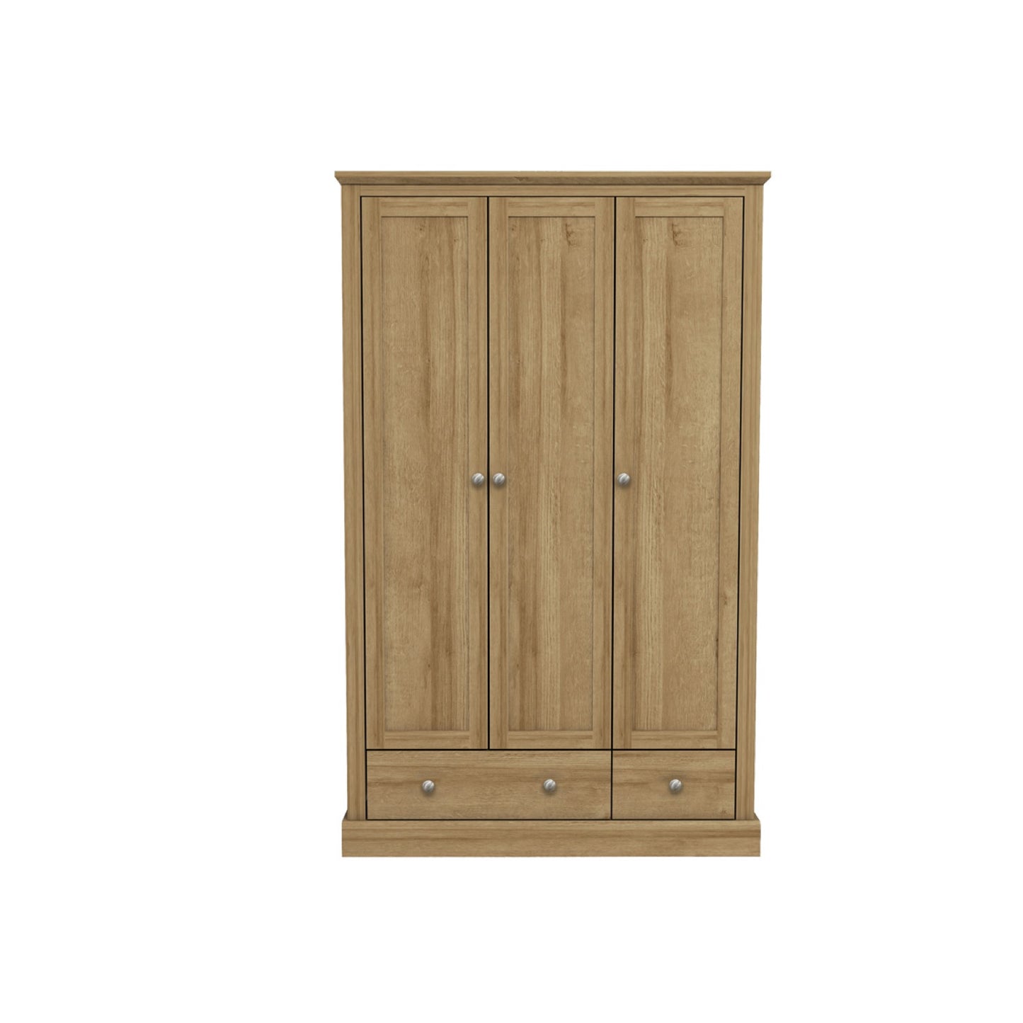 Dagwood 3 Door 2 Drawer Wardrobe Oak