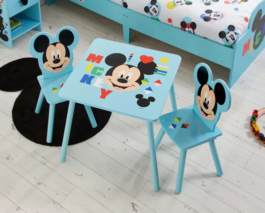 Mickey Mouse Table & 2 Chairs