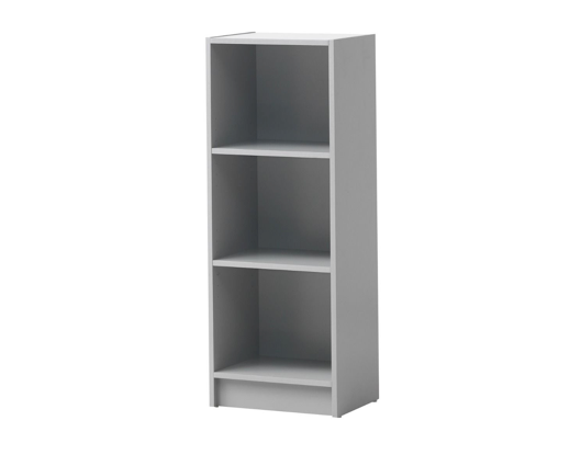 Traditional Medium Narrow Bookcase-Grey