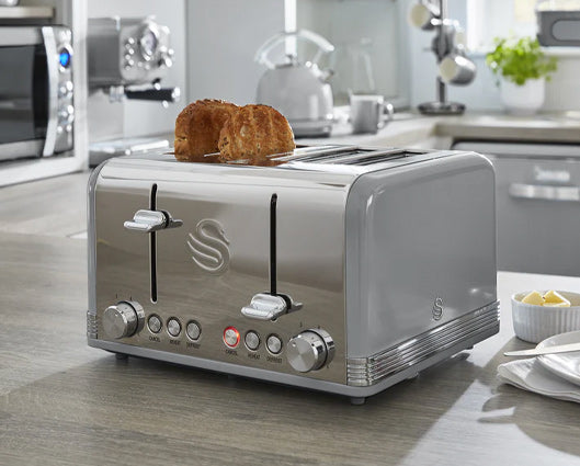 Swan retro toaster grey hotsell