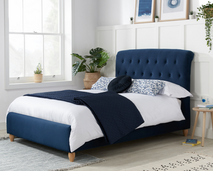 Bradley Small Double Bed - Blue