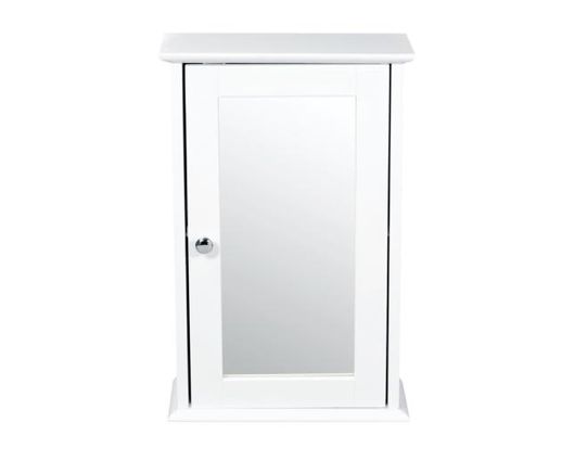 Asher Wall Cabinet With Mirror White