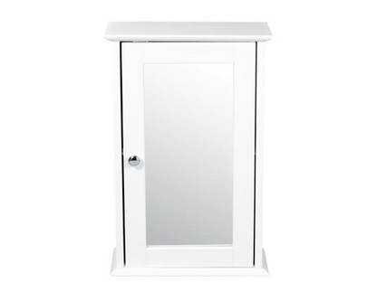Asher Wall Cabinet With Mirror White