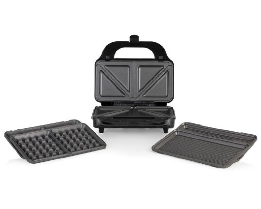 Tower 3 in 1 Deep Fill Sandwich and Waffle Maker Stainless Steel