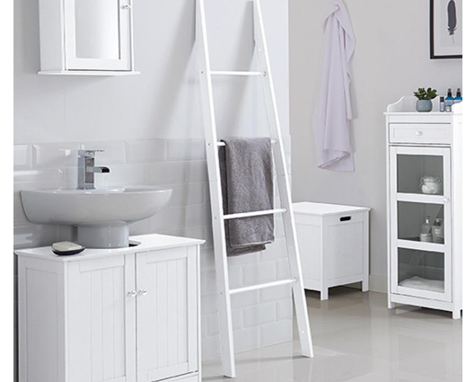 Asher Towel Ladder White