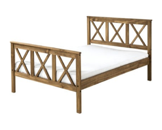 Samuel Double Bed High Foot End