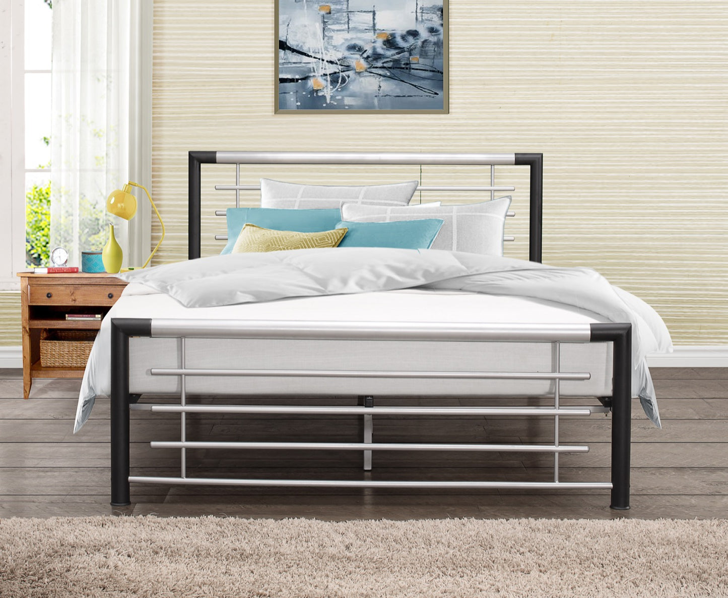 Fletcher Small Double Bed - Black