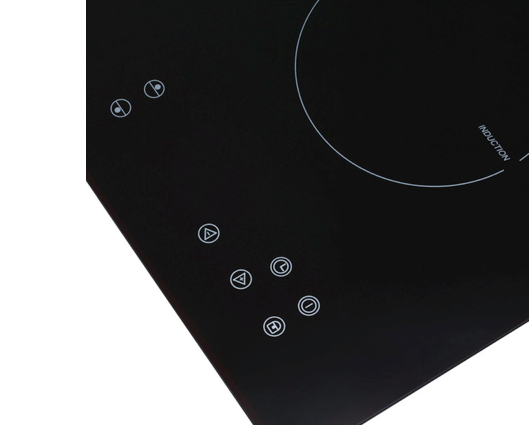 SIA INDH30BL 30cm Domino 2 Zone Touch Control Electric Induction Hob Black 