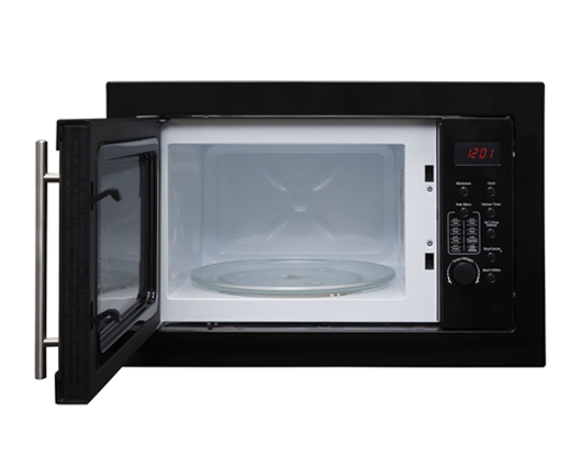 SIA BIM25BL 25L 900W Built-in Digital Timer Microwave Oven Black 