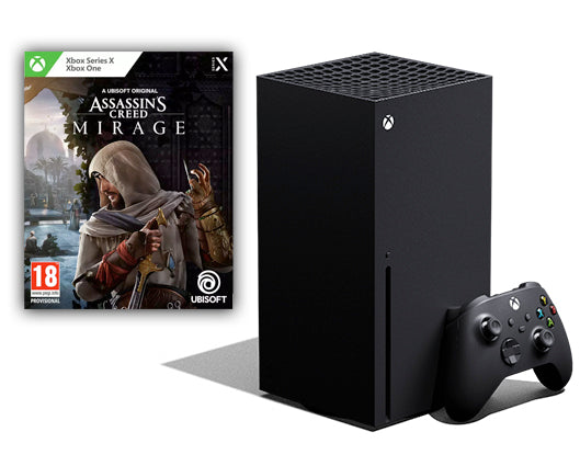 Xbox Series X Console with Assasin's Creed Mirage