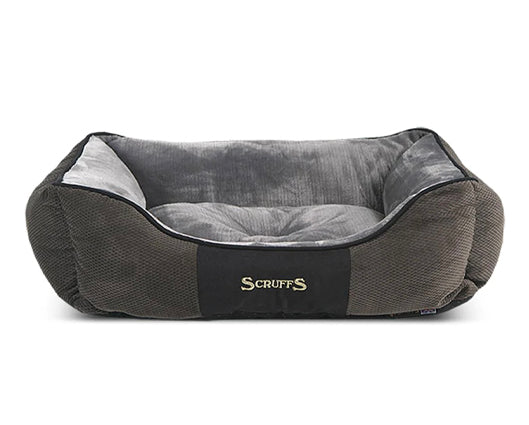Chester Box Dog Bed Graphite Grey - Medium