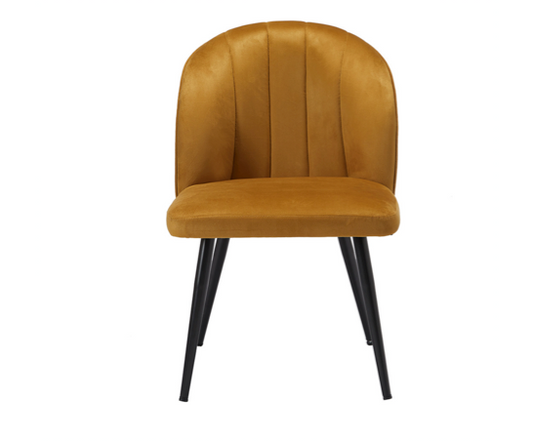 Octavia Dining Chair Mustard (Pair)