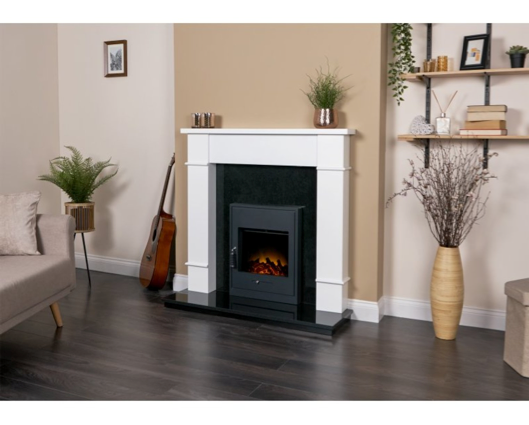 Oscar Inset Electric Stove in Black