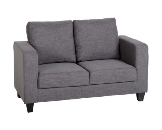Tabitha Two Seater Sofa-in-a-Box - Grey Fabric