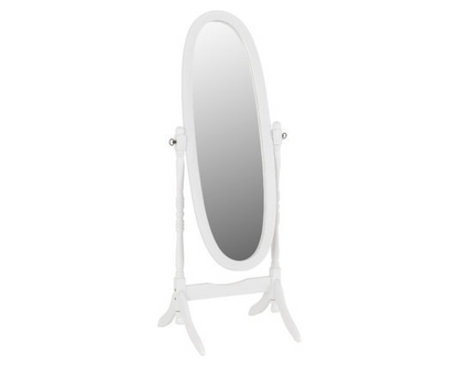 Clemence Cheval Mirror - White