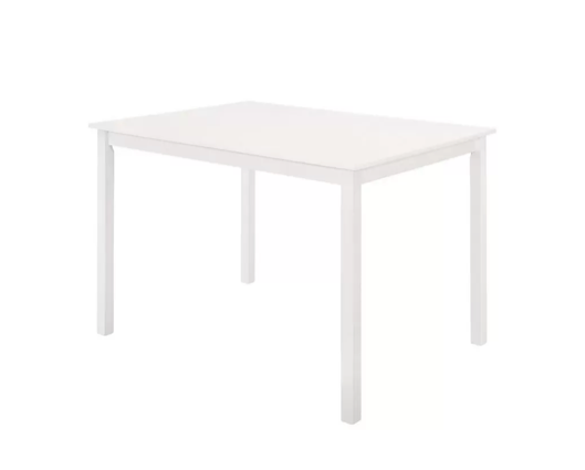 Carter Rectangle Dining Table- White
