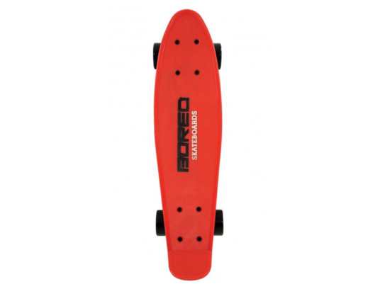 Bored Cruiser X Skateboard- Red