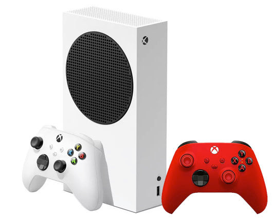 Xbox Series S Console with Pulse Red Wireless Controller