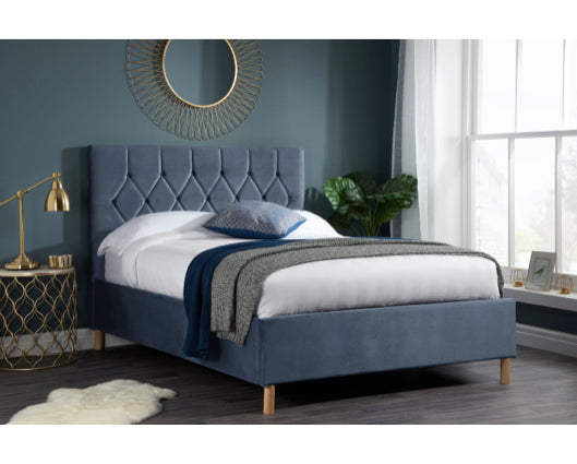 Luxton Small Double Bed - Grey