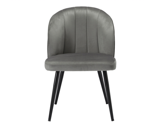 Octavia Dining Chair Grey (Pair)