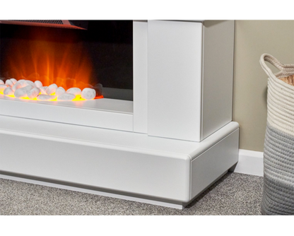 Vera Fireplace Suite 48inch - White 