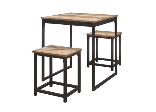 Downtown Compact Dining & Stool Set