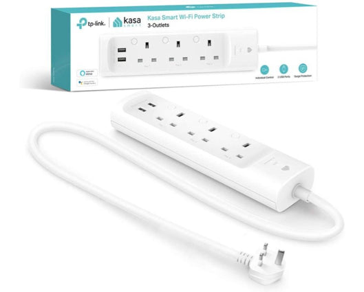 TP-Link Kasa Smart Wi-Fi Power Strip 3-Outlets - Works with Google and Alexa