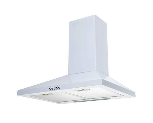 SIA CHL60WH 60cm Pyramid 3 Speed Chimney Cooker Hood Extractor Fan White 