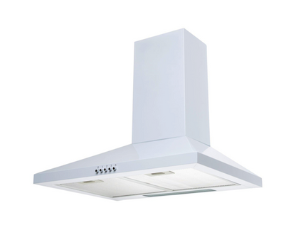 SIA CHL60WH 60cm Pyramid 3 Speed Chimney Cooker Hood Extractor Fan White 