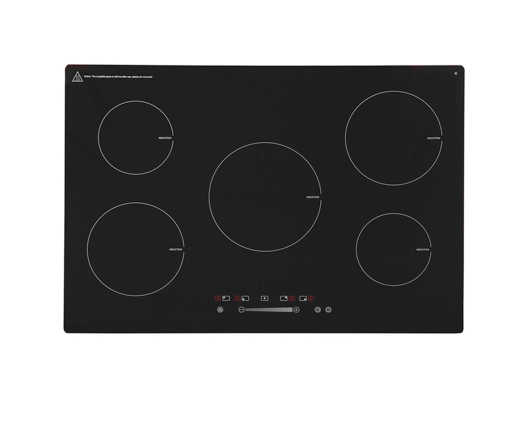 SIA INDH75BL 75cm Touch Control 5 Zone Induction Hob Black 