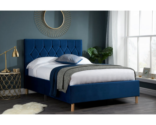 Luxton Small Double Bed - Blue
