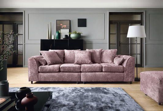 Heidi 4 Seater Sofa - Pink