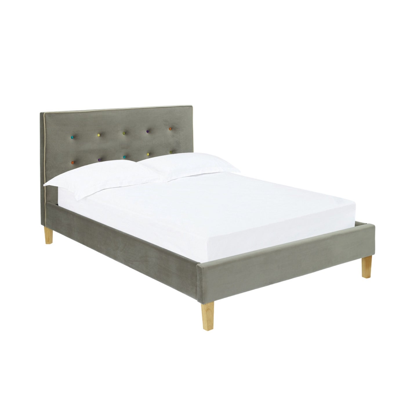 Caiden Double Bed Grey