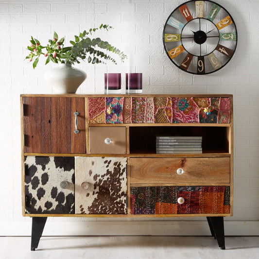 Tribal Large Sideboard with Colour