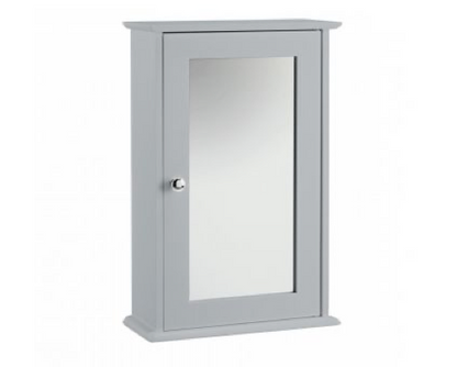 Asher Wall Cabinet With Mirror Grey