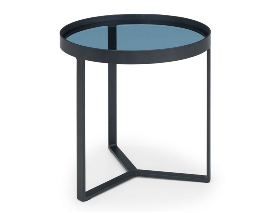 Laney Lamp Table-Smoked Glass