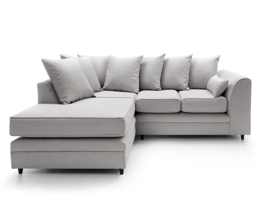 Daisy Left Hand Facing Corner Sofa - Light Grey