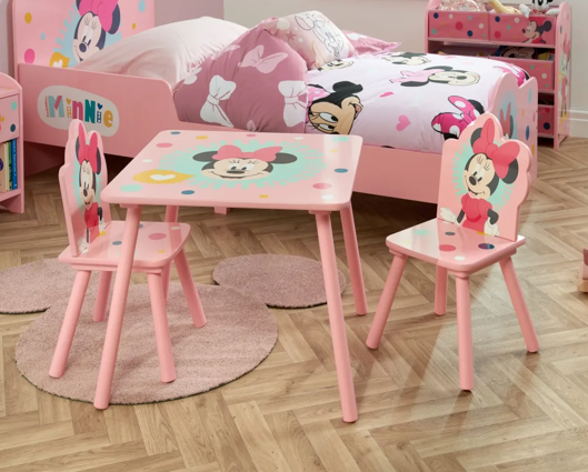 Minnie Mouse Table & Chairs