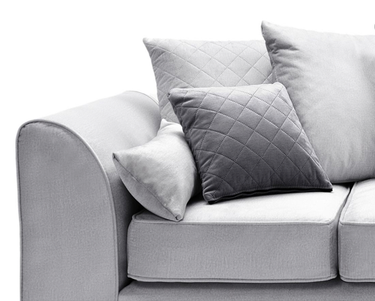 Chevelle Right Hand Facing Corner Sofa - Light Grey