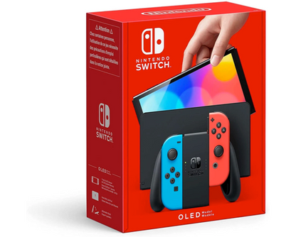 Nintendo Switch OLED Neon Red/Blue Console