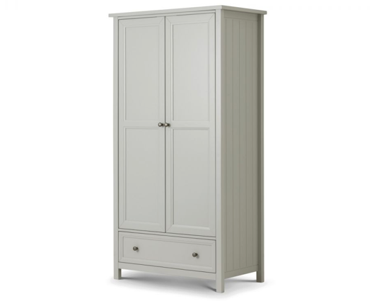 Acadia 2 Door Combination Wardrobe - Dove Grey