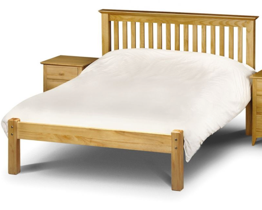 Bailey Low Foot End King Bed - Pine