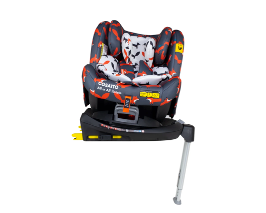 All in All Rotate Group 0+123 Car Seat-Charcoal Mister Fox